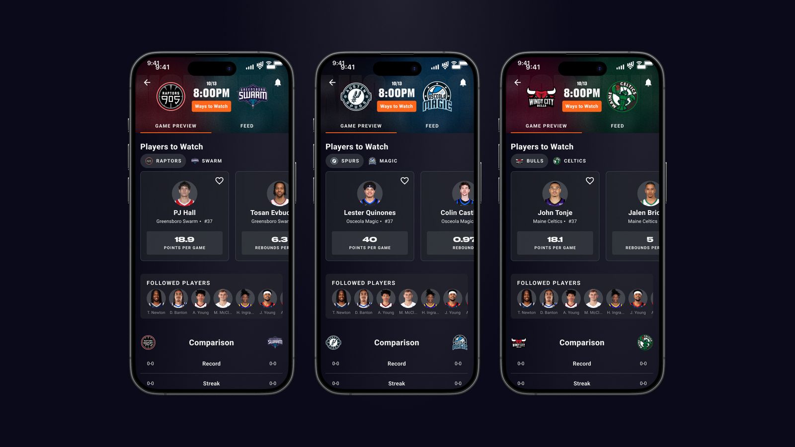 Player card