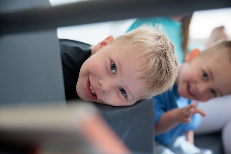 Lachende kinderen
