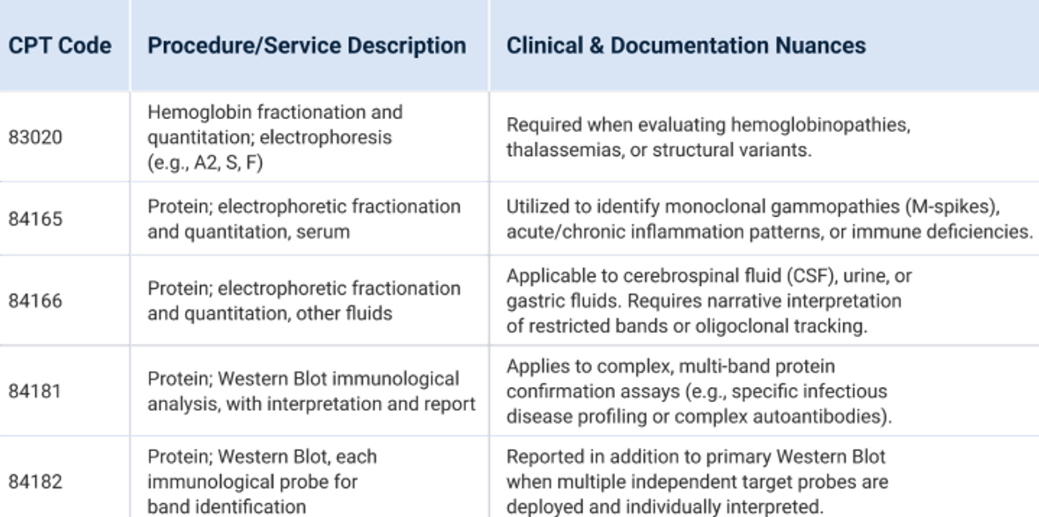 Comprehensive Approved Pathology CPT Code List (Modifier 26 Elliglble)