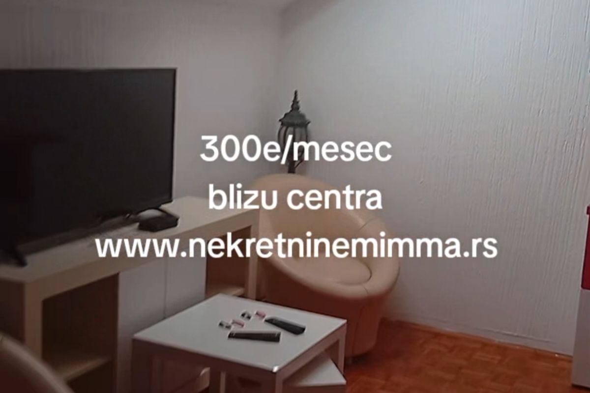 300e/mesec Blizu centra
