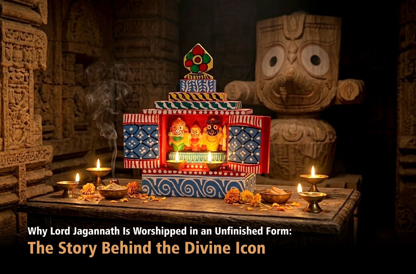 Why Lord Jagannath Is Worshipped in an Unfinished Form: The Story Behind the Divine Icon