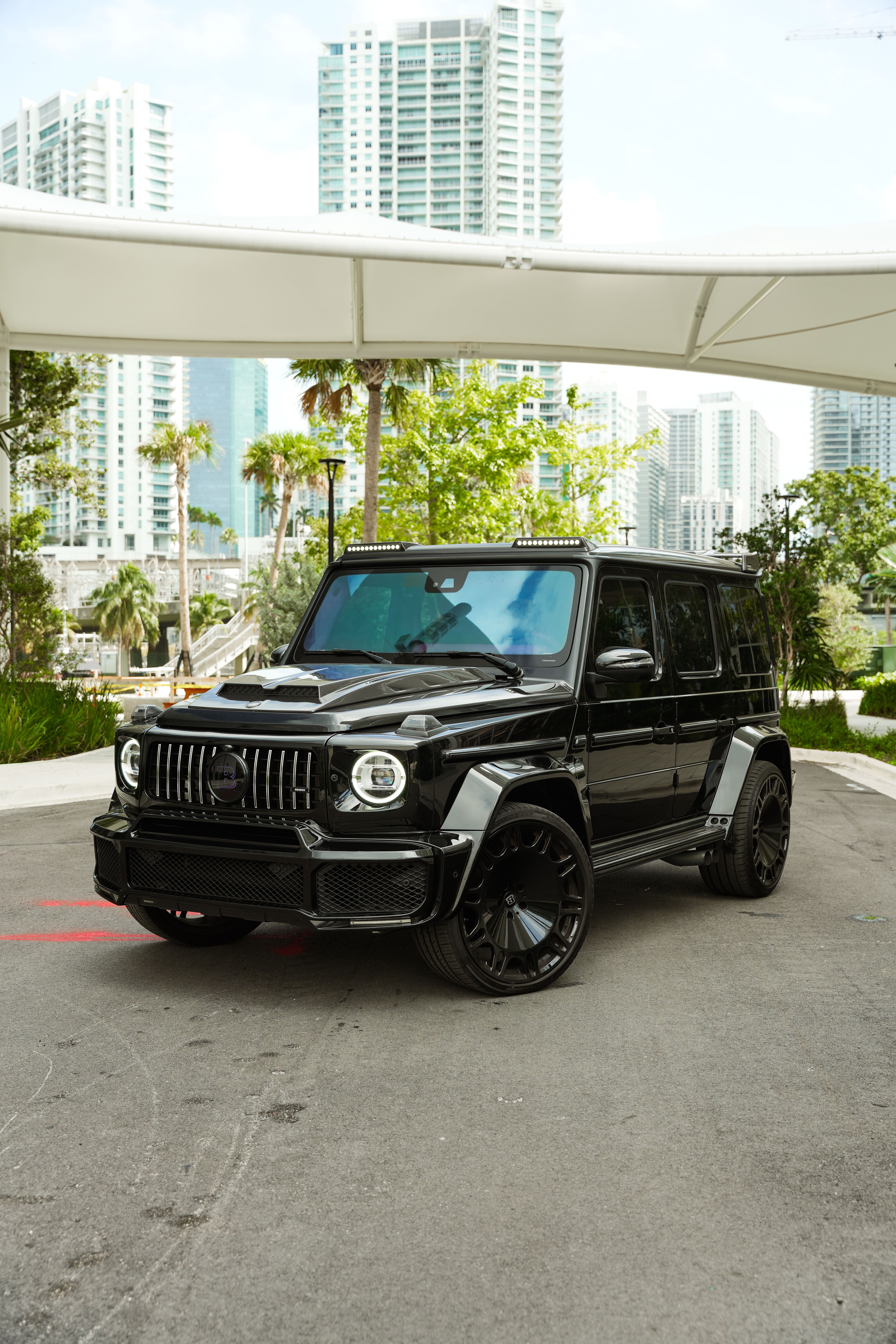 Mercedes G63 Brabus Black for rent in Miami