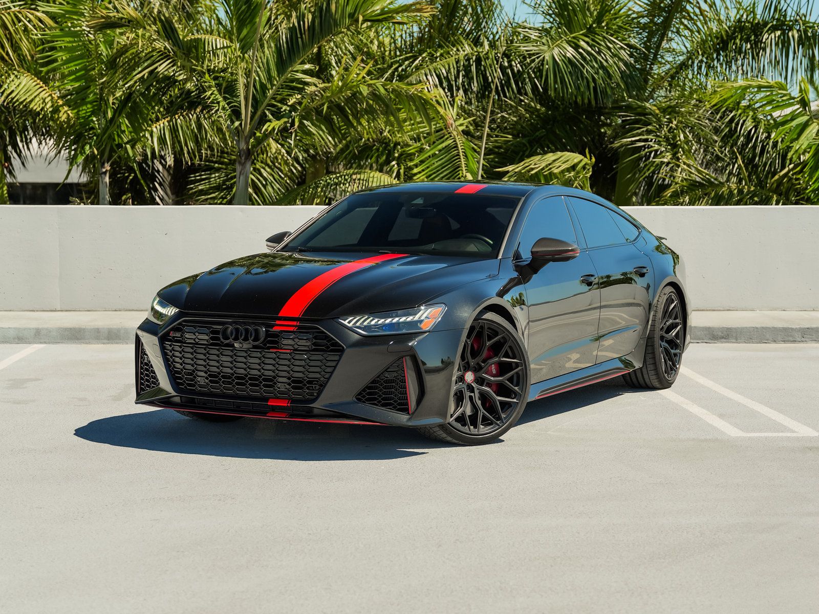 Audi RS7 Black for rent in Miami