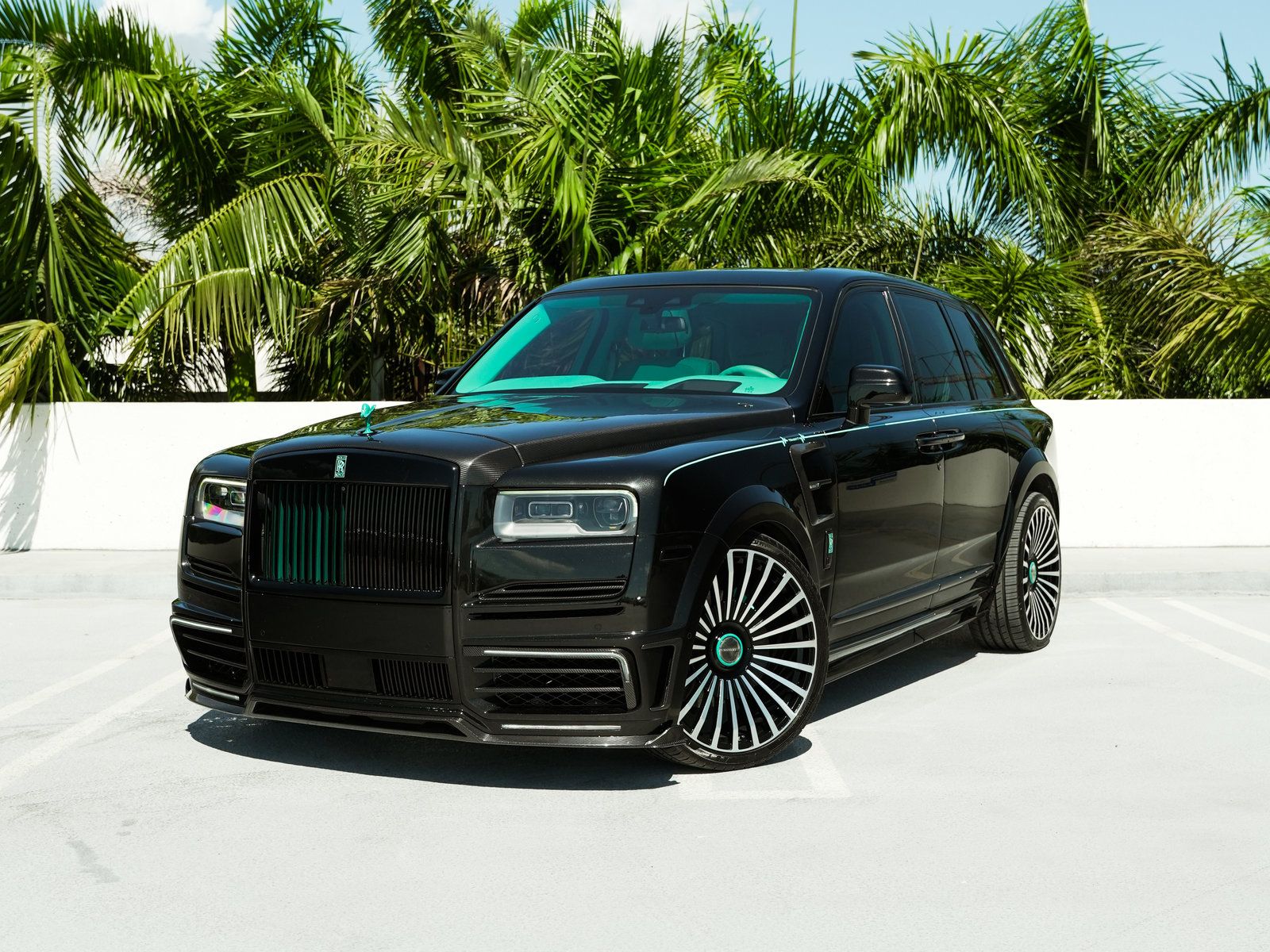 Rolls Royce Cullinan Mansory Black for rent in Miami