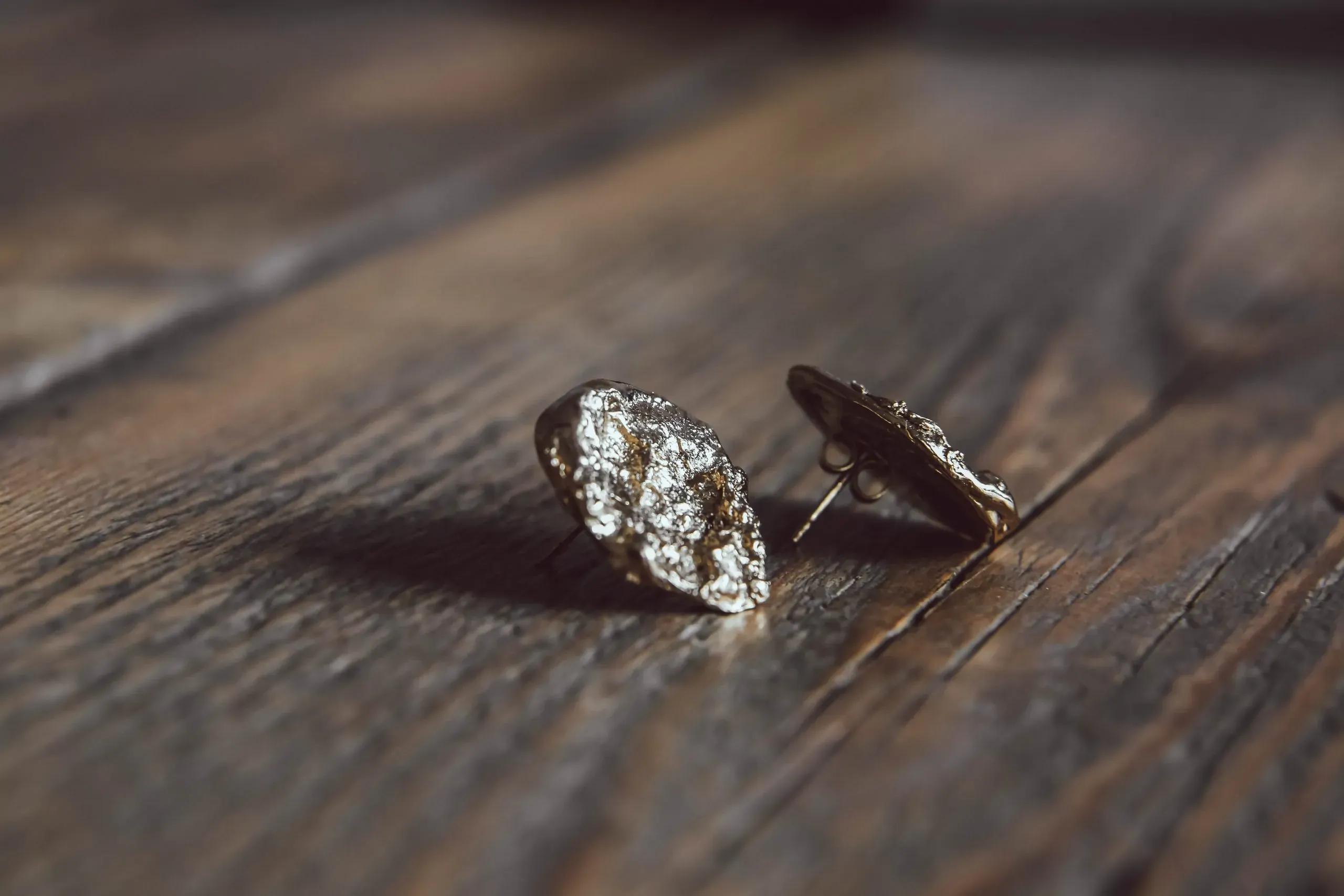 Fools Gold Studs
