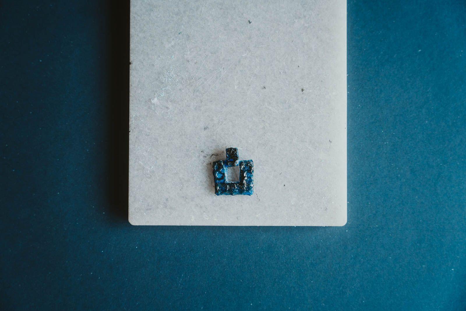 Square Tile Earrings