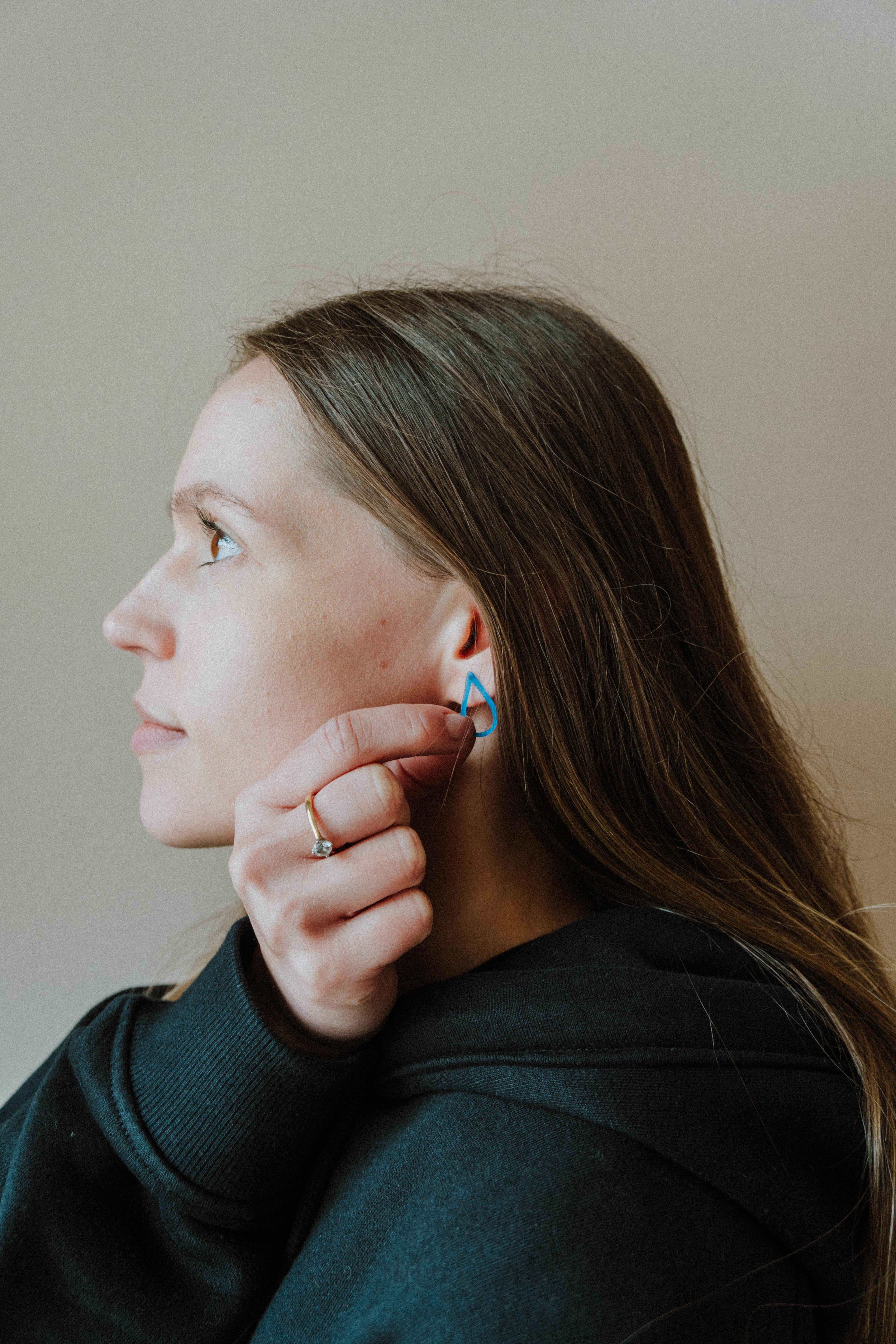Raindrop Stud Earring