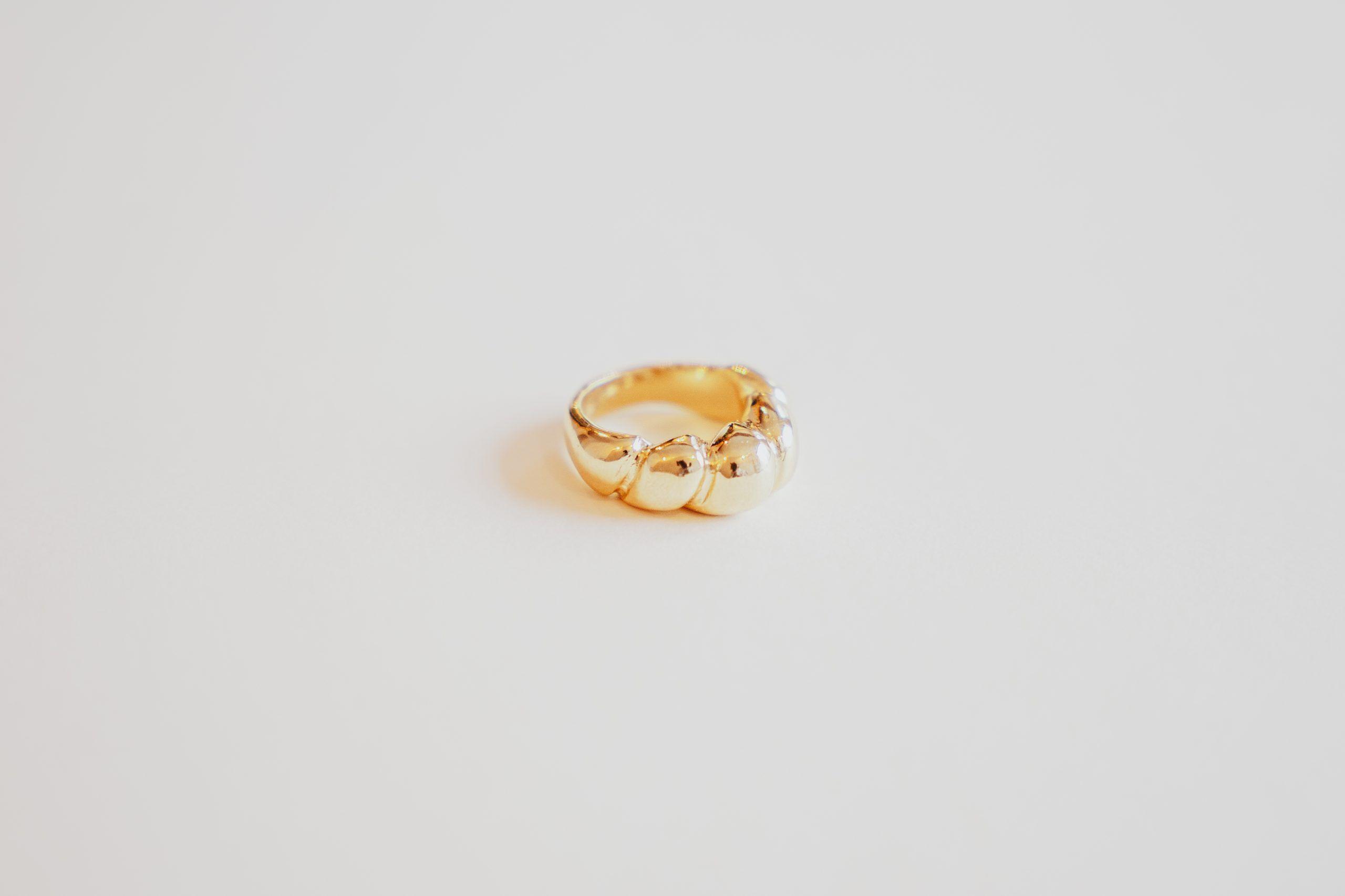 Golden Baguette Ring