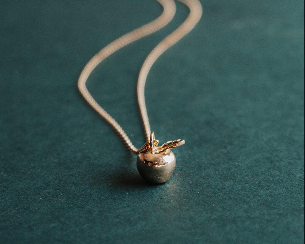 Apple Charm Necklace