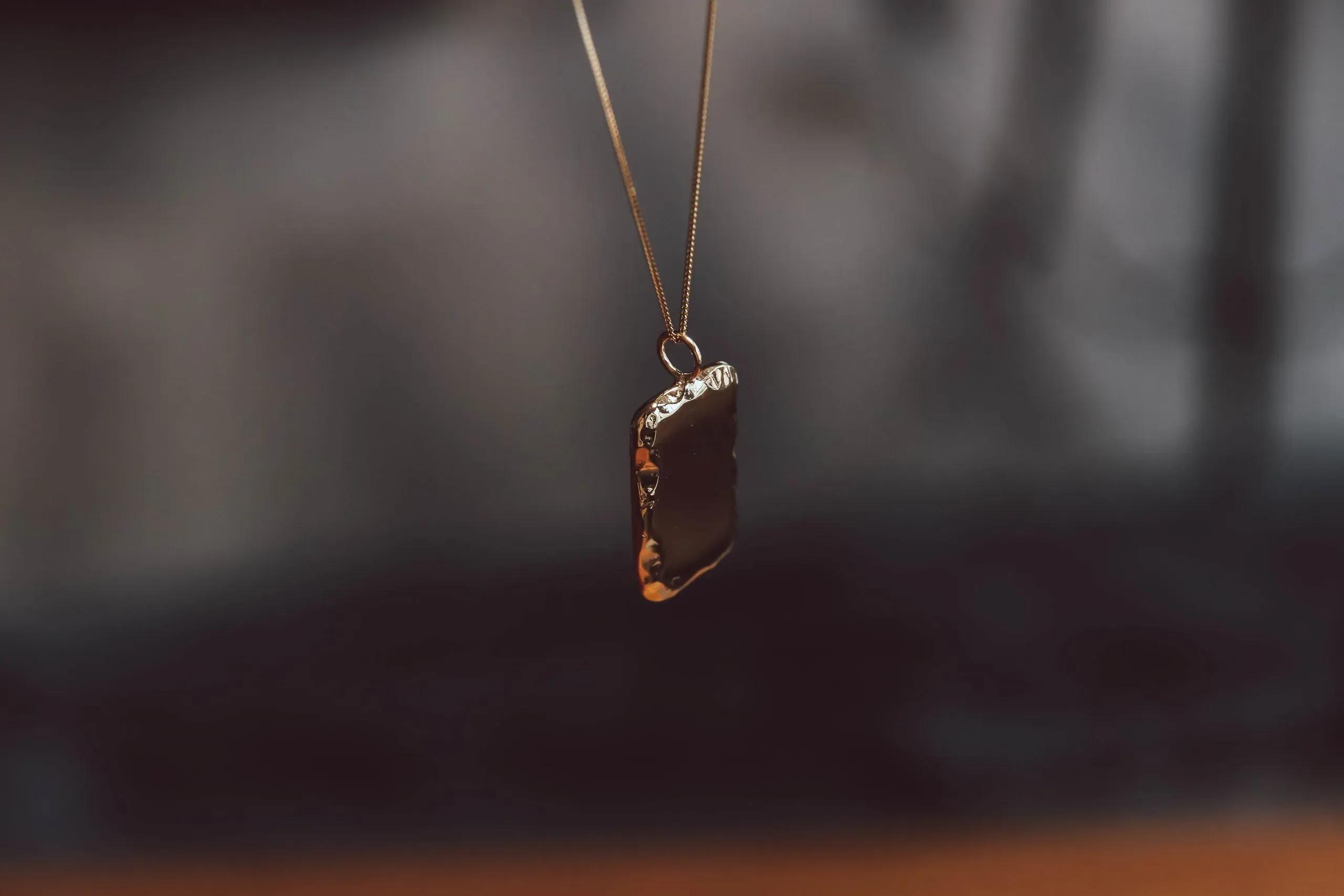 Textured Tag Pendant