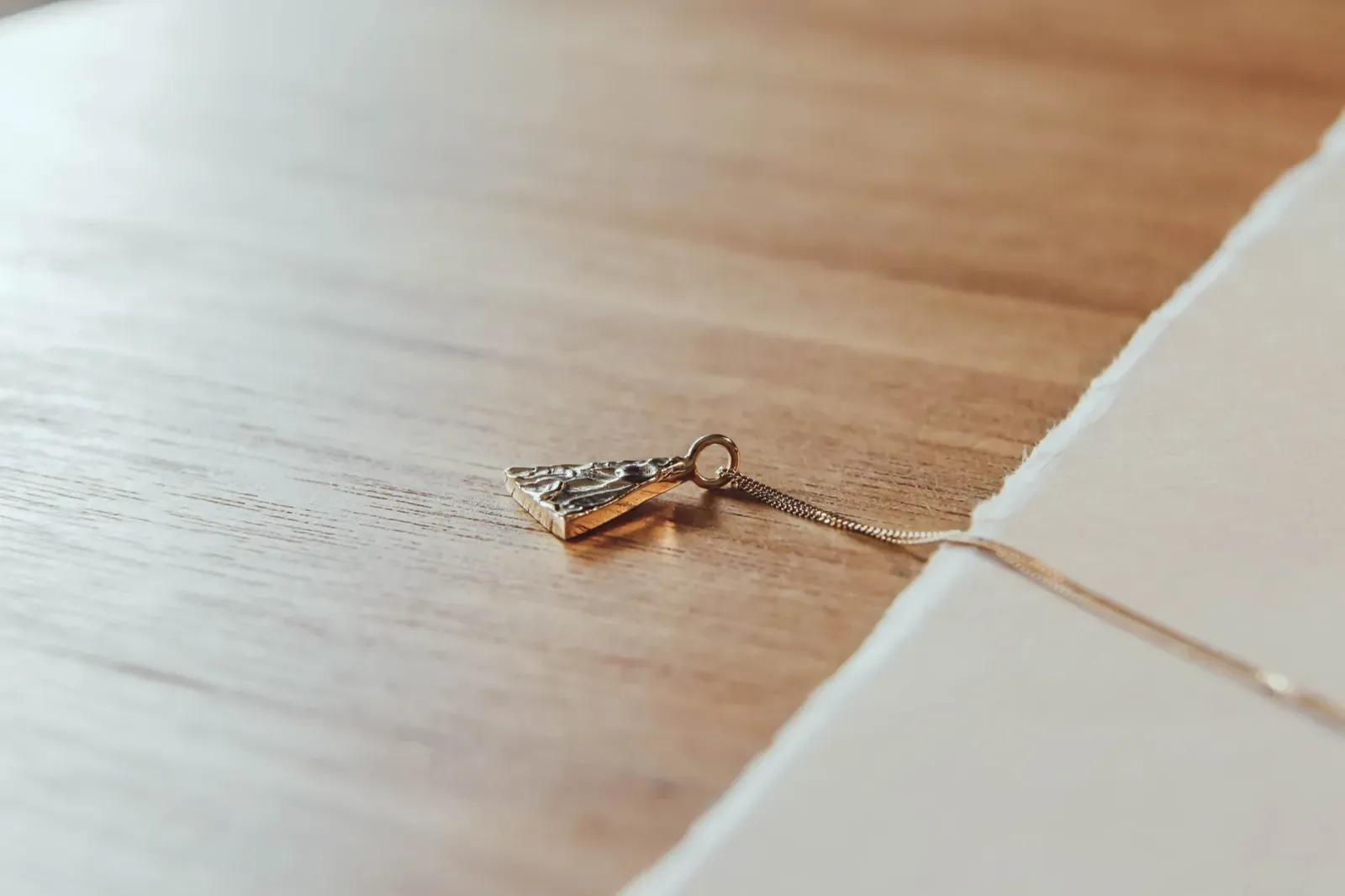 Lava Pyramid Pendant