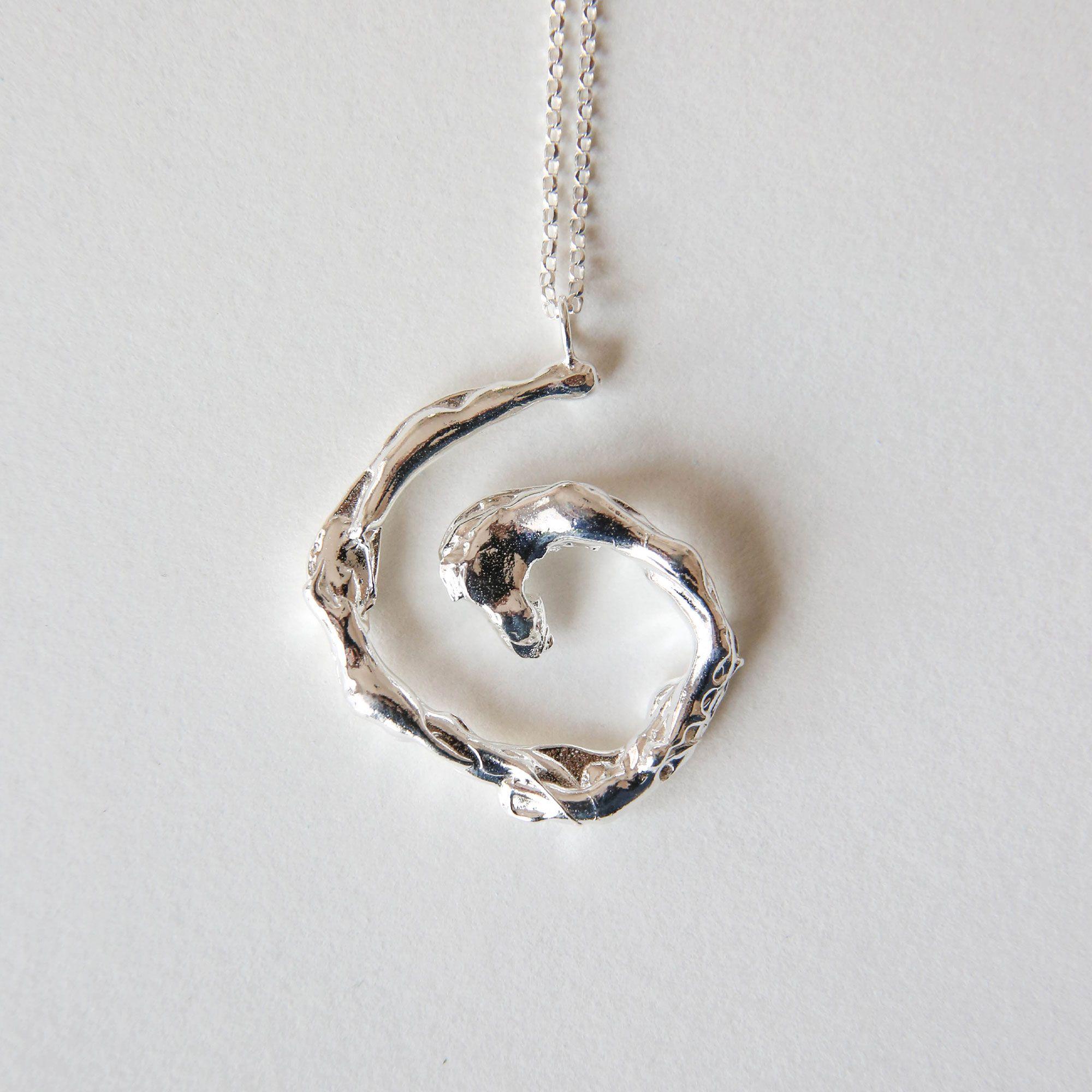 Melted Spiral Pendant