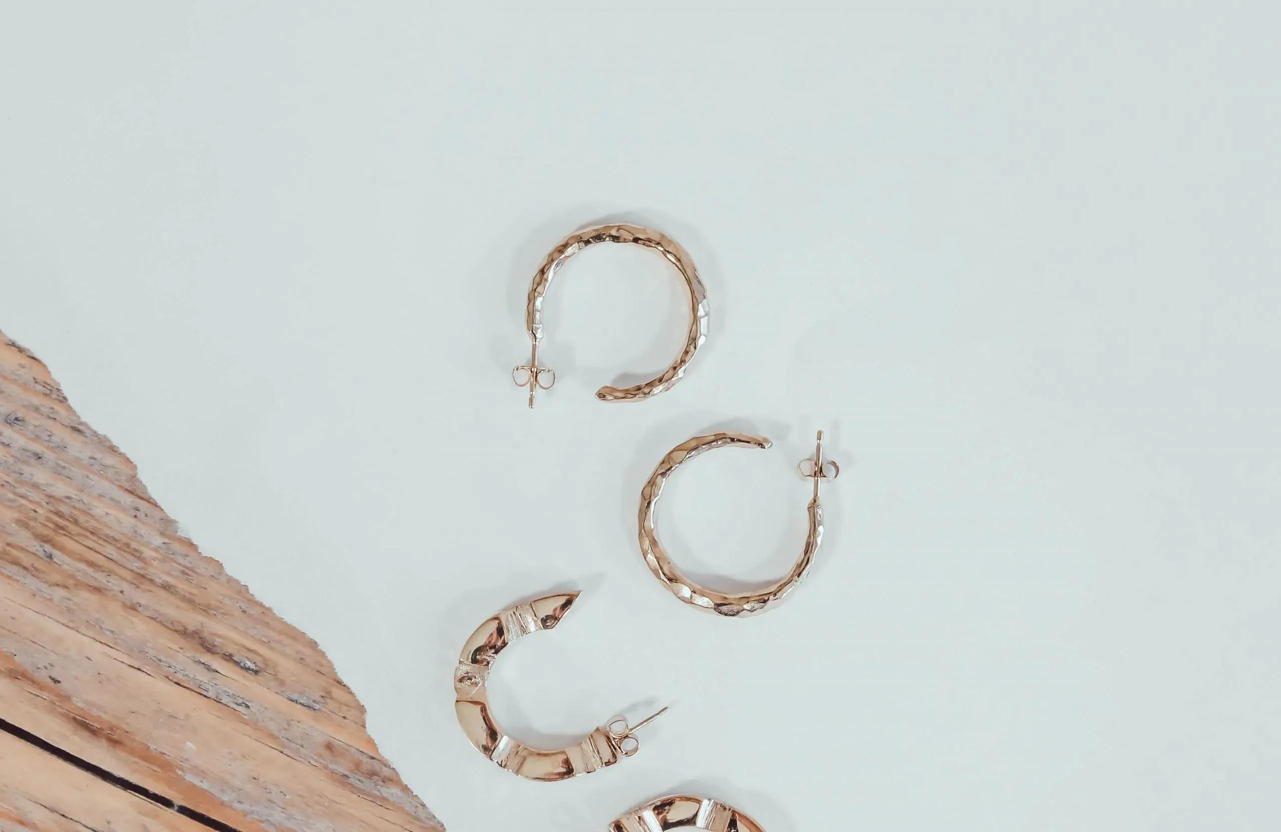 Hammered Hoops