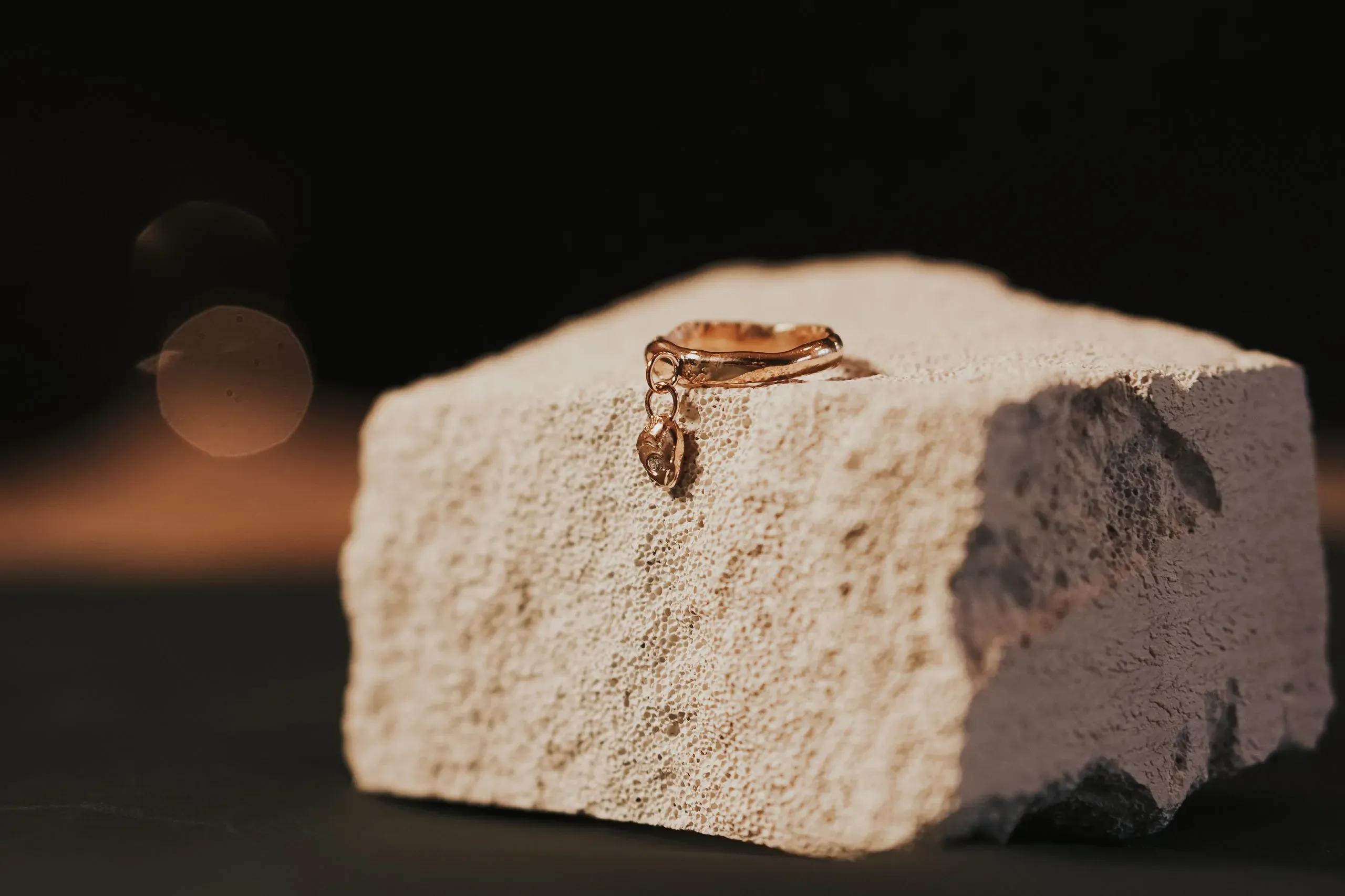Teardrop Diamond Ring