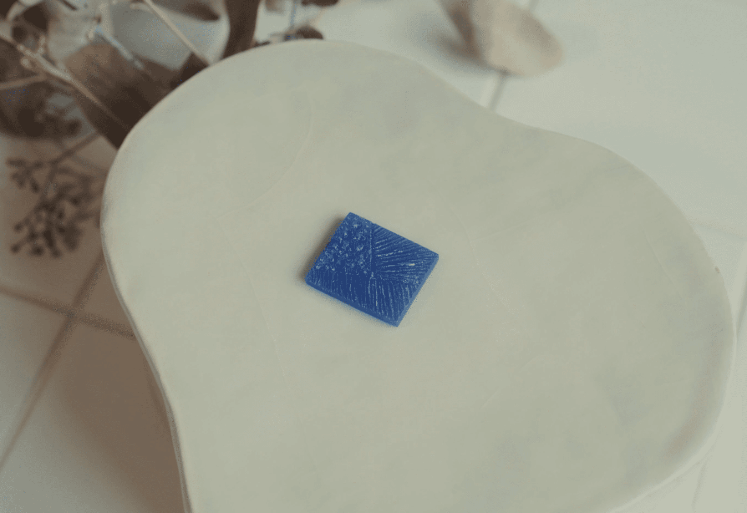 Patterned Square Pendant