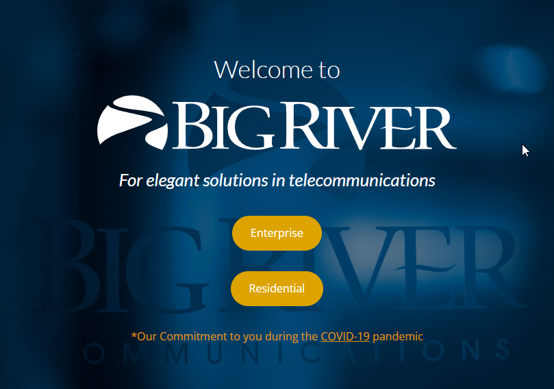Big River Telephone LLC Website Screenshot