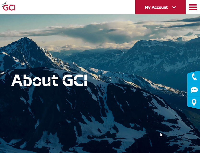 GCI Com Website Screenshot