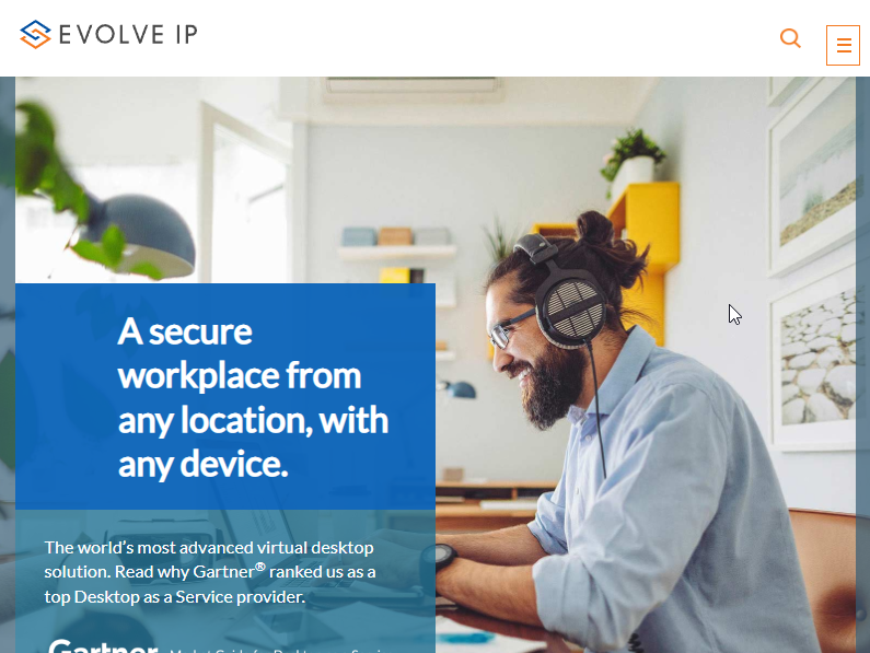 Evolve IP Website Screenshot