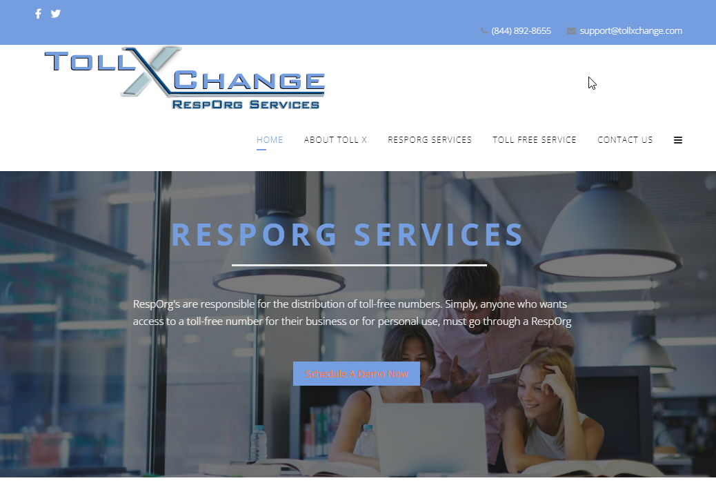 TollXchange Website Screenshot