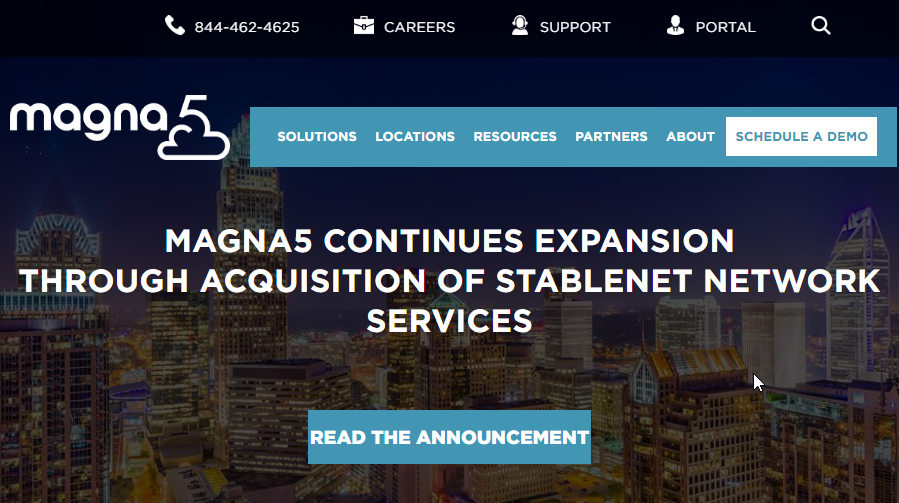 Magna5 Website Screenshot