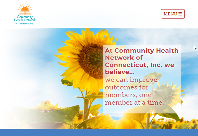 Community Health Network of CT Website Screenshot