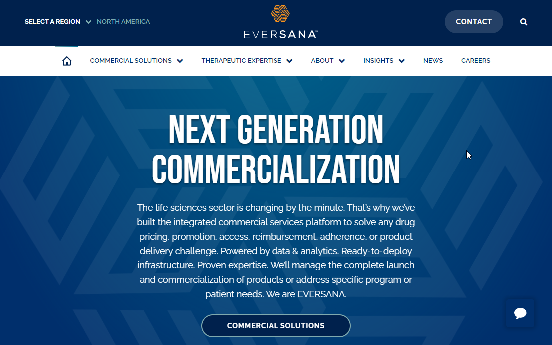 Eversana Website Screenshot