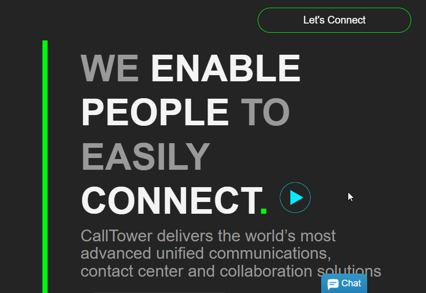 CallTower Website Screenshot