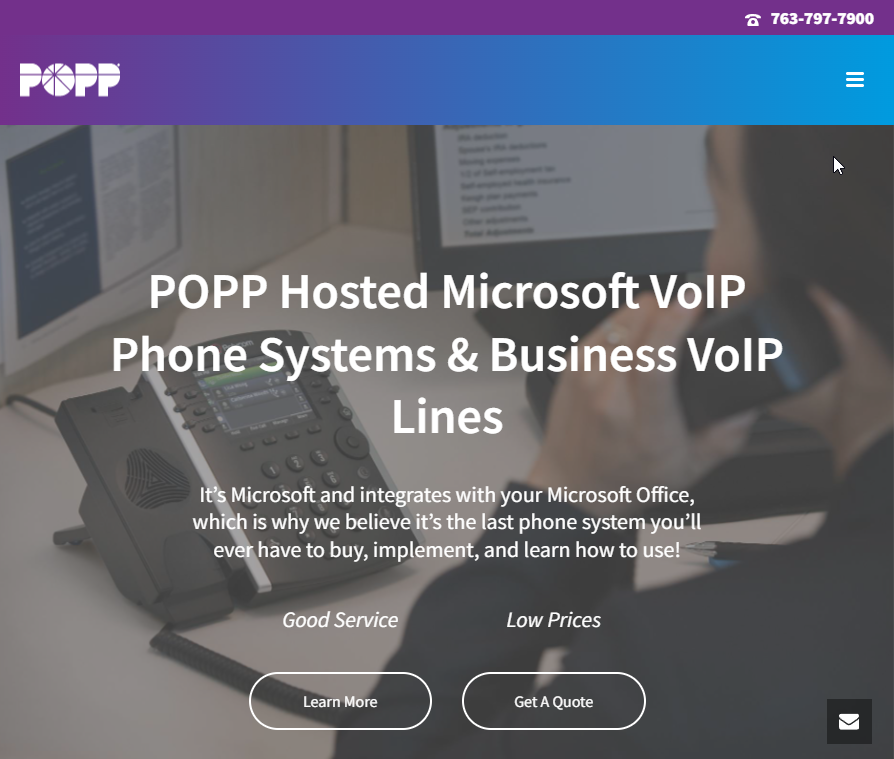 POPP.com Website Screenshot