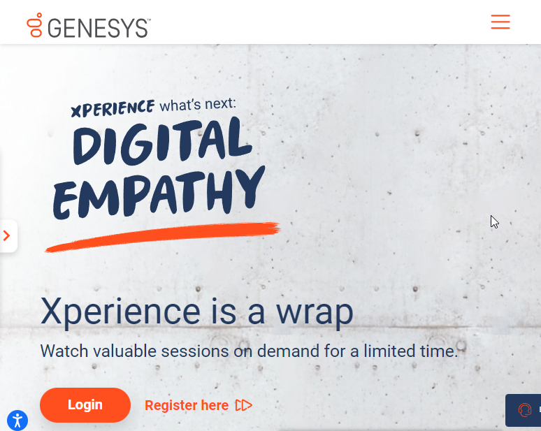 Genesys Telecom Website Screenshot