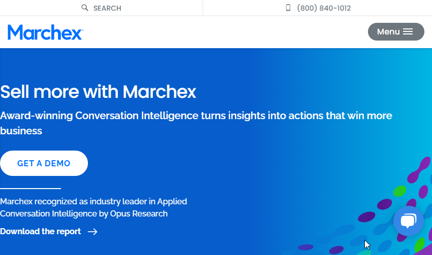Marchex Website Screenshot