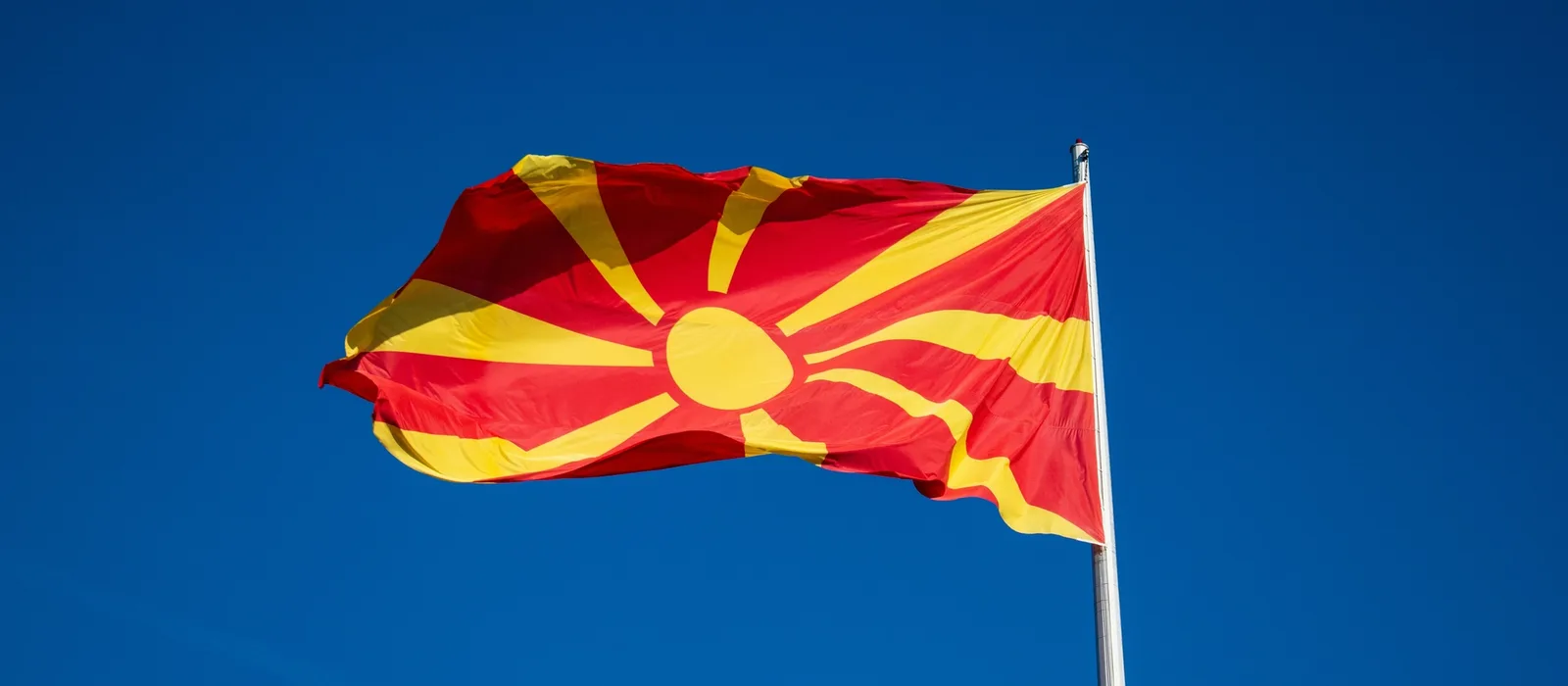 North Macedonia flag