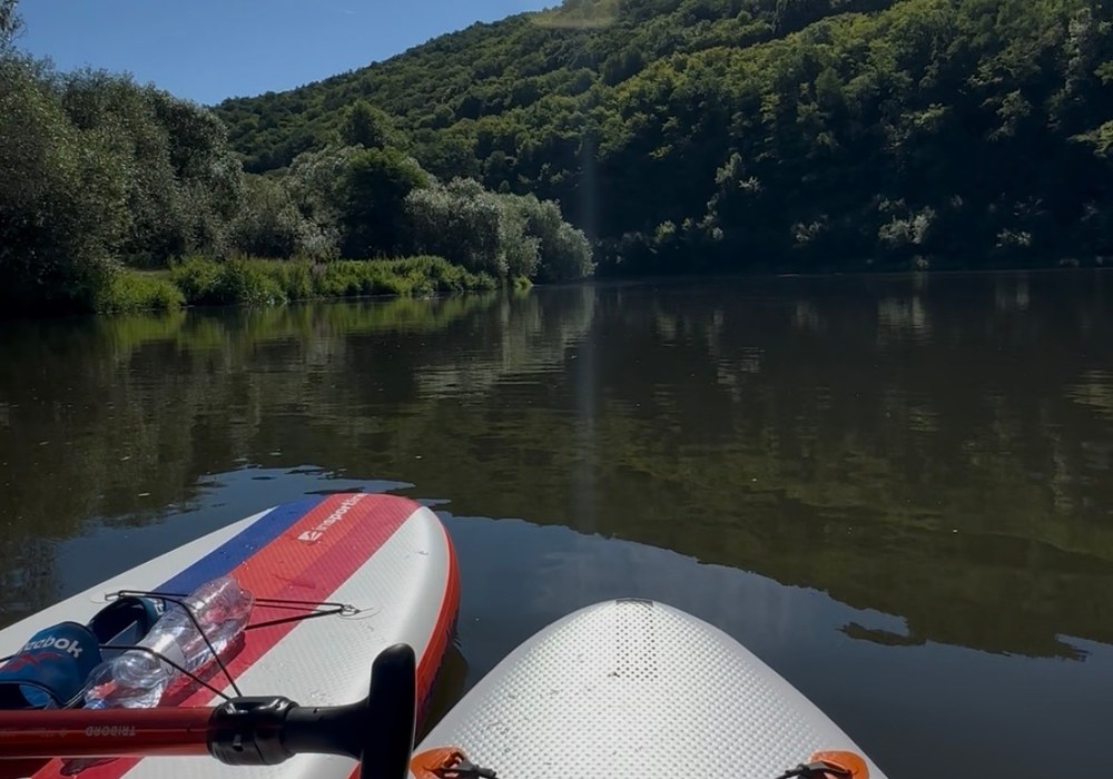 Z Hýskova do Berouna na paddleboardu