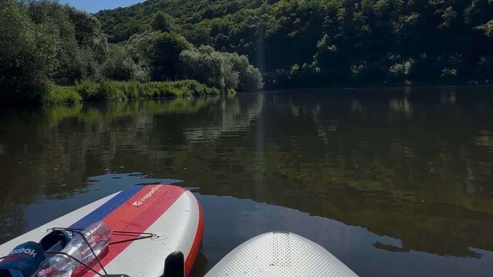 Z Hýskova do Berouna na paddleboardu