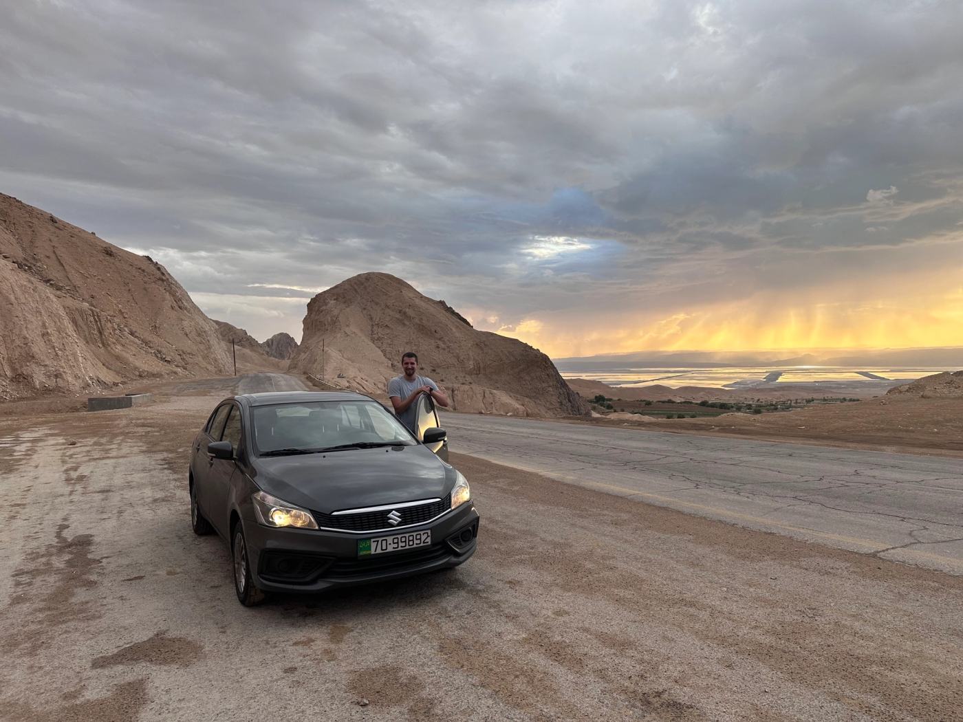Půjčené auto na roadtrip po Jordánsku