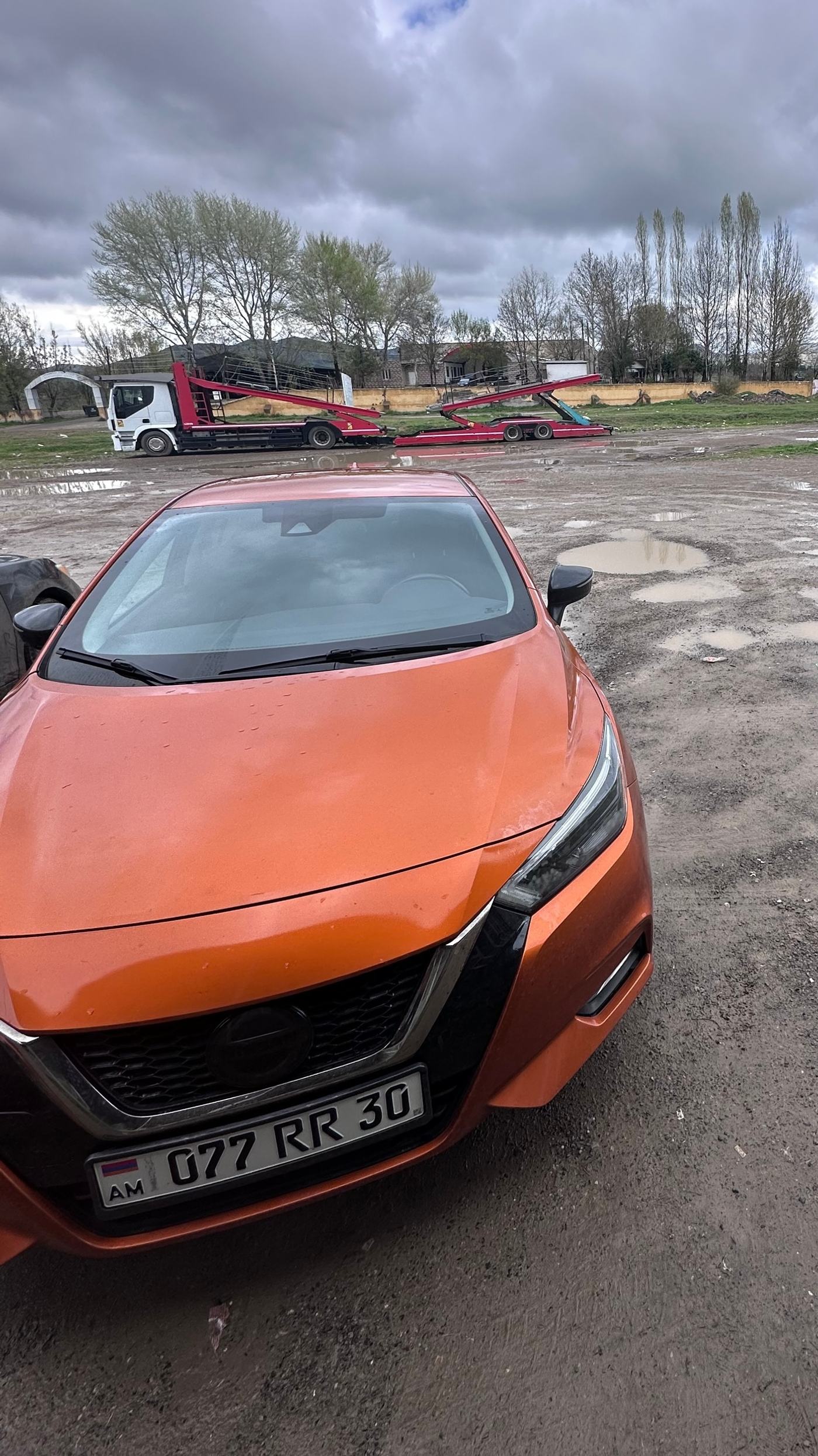 Pronajaté auto během roadtripu po Arménii