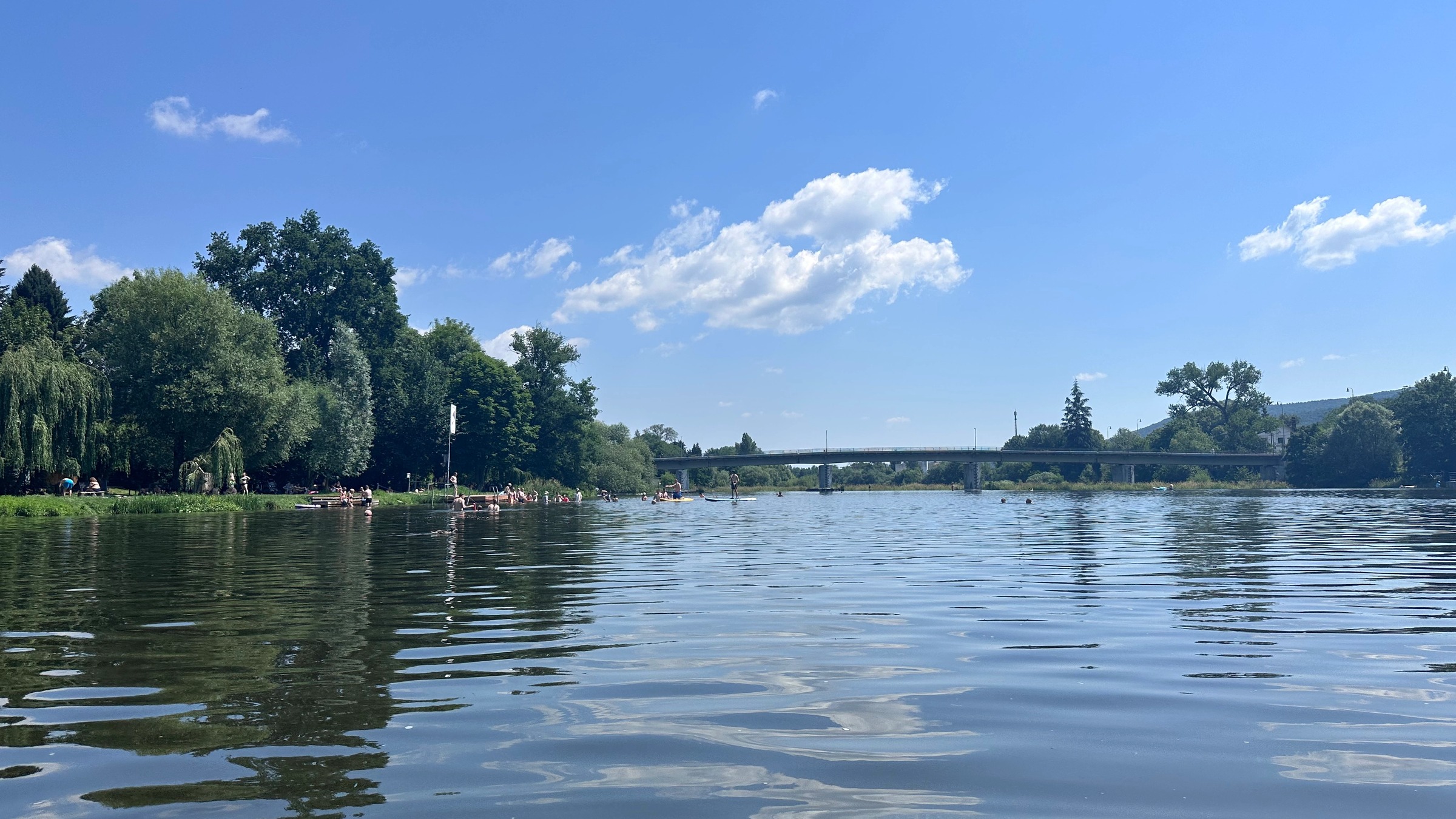 Na paddleboardu po Berounce: Pohodová plavba ze Zadní Třebaně do Řevnic