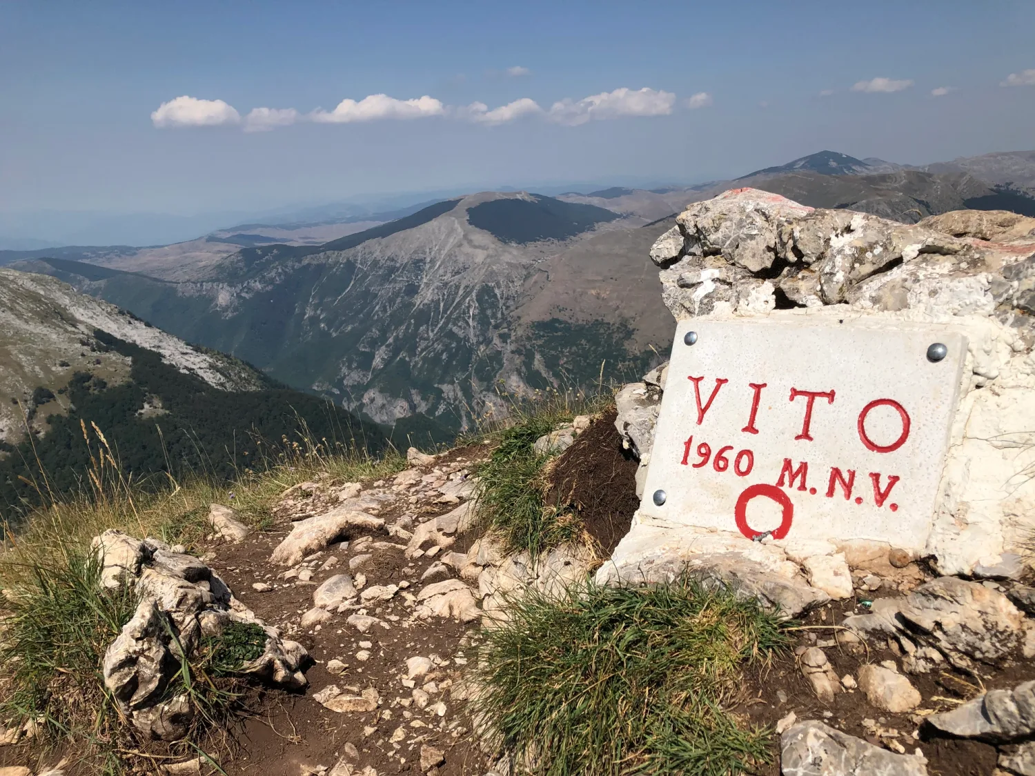 Vrchol hory Vito