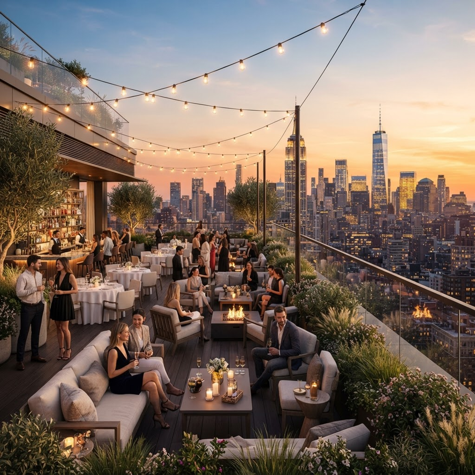 The Terrace at Hudson, a rooftop event venue in Hudson Yards