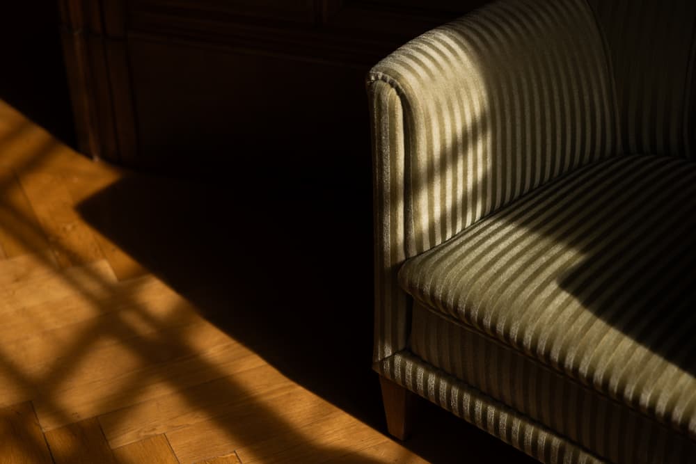 Guest room at the Waldhaus Sils in Sils Maria
