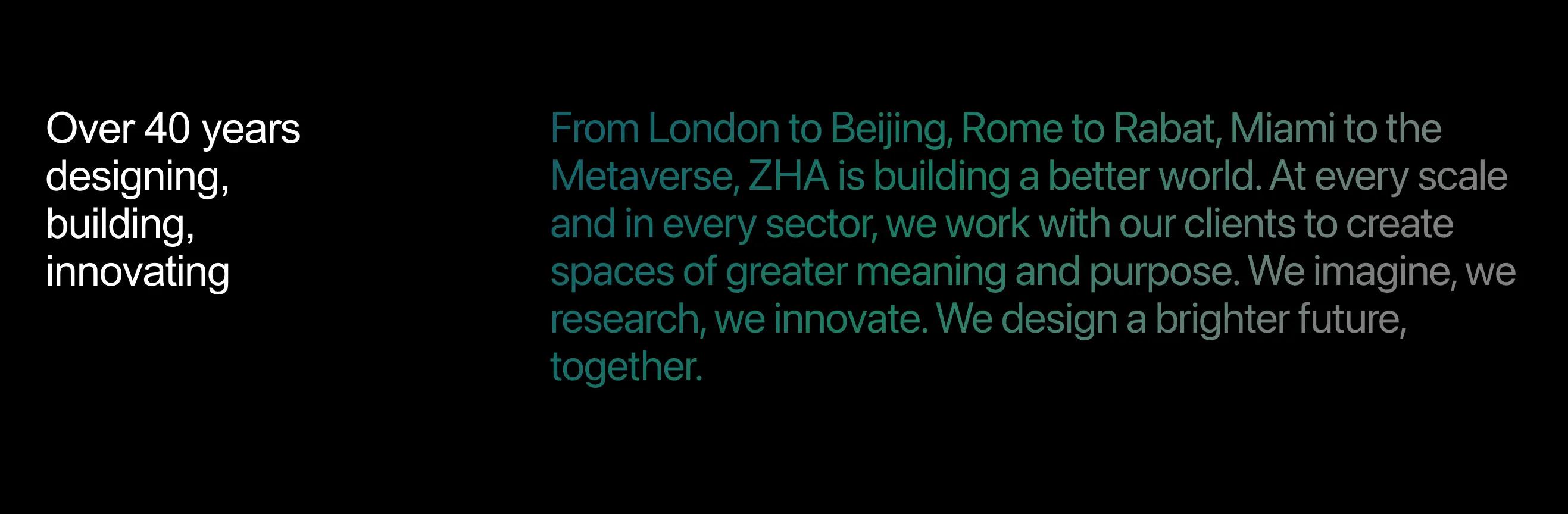 ZHA Architects