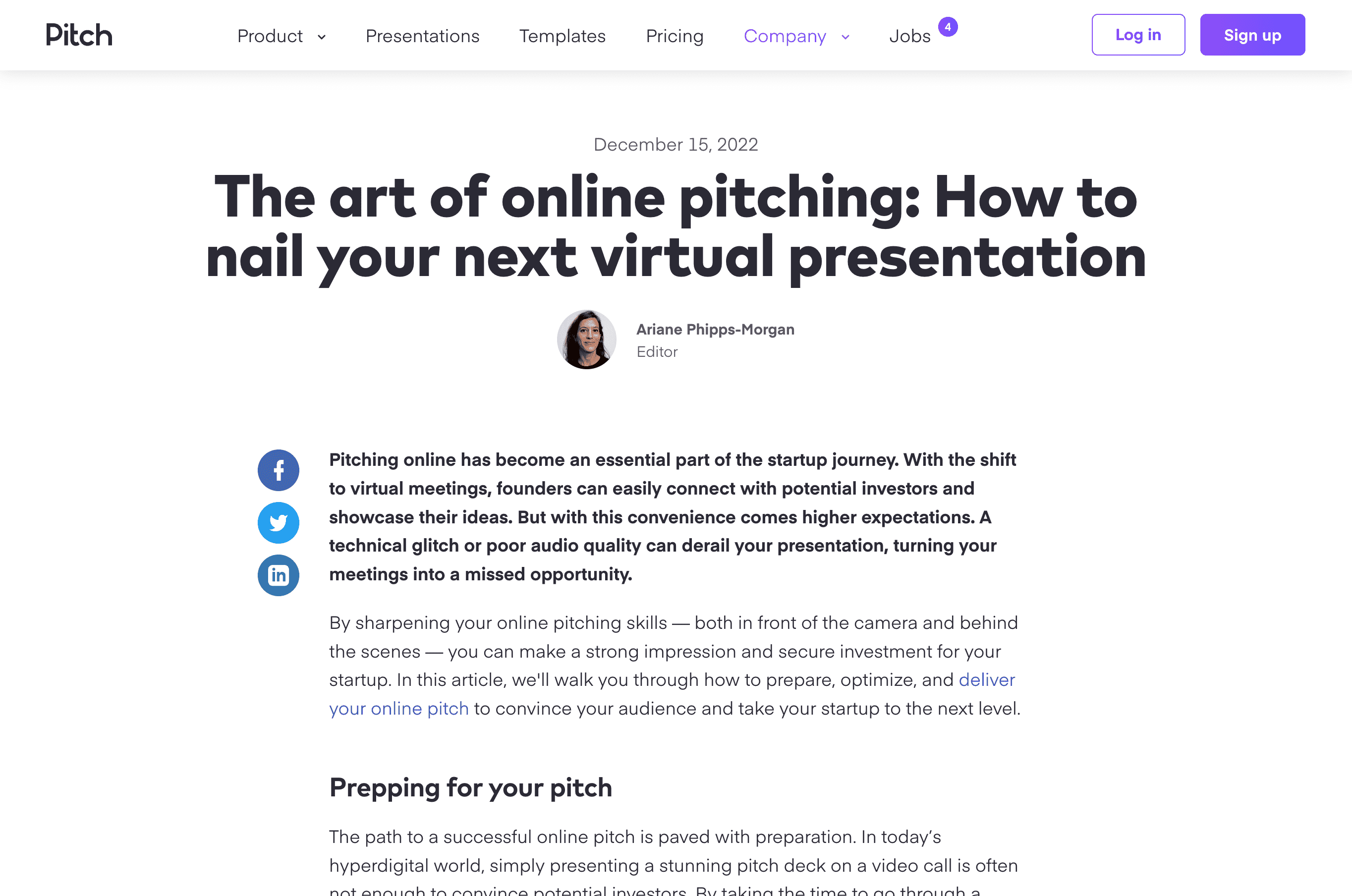 Pitch