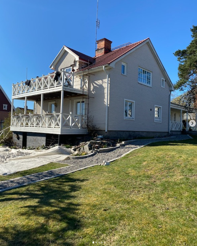 Utbyggnad av villa på blåsbo