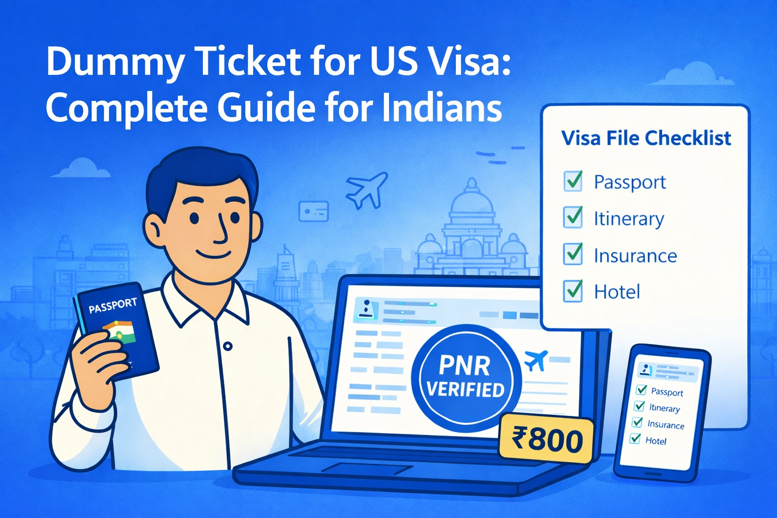 Dummy Ticket for US Visa: Complete Guide for Indians