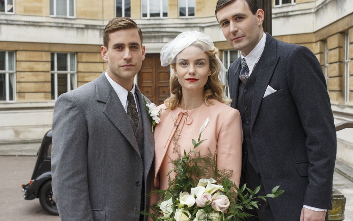 Man In an orange shirt