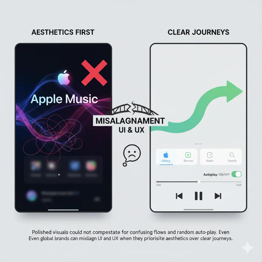 Good UI, bad UX