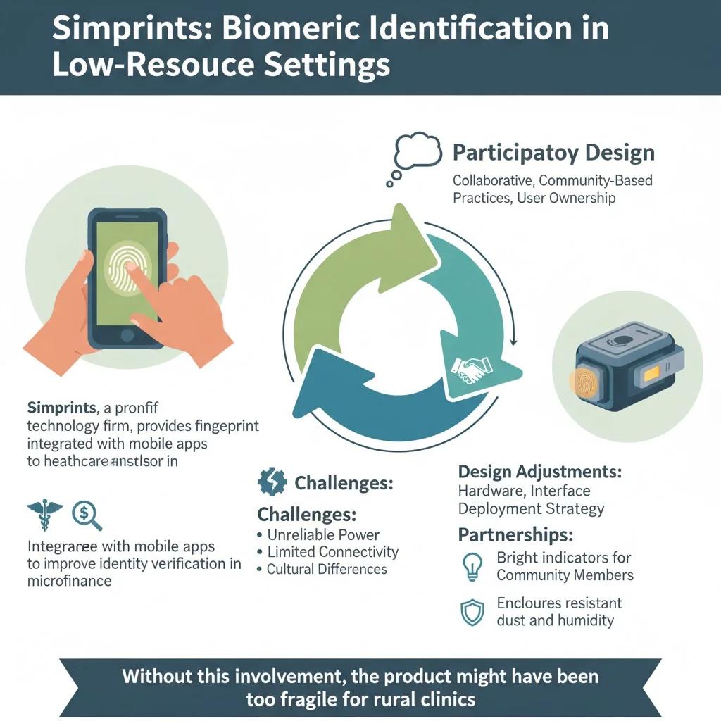 Simprints: biometric identification in low‑resource settings