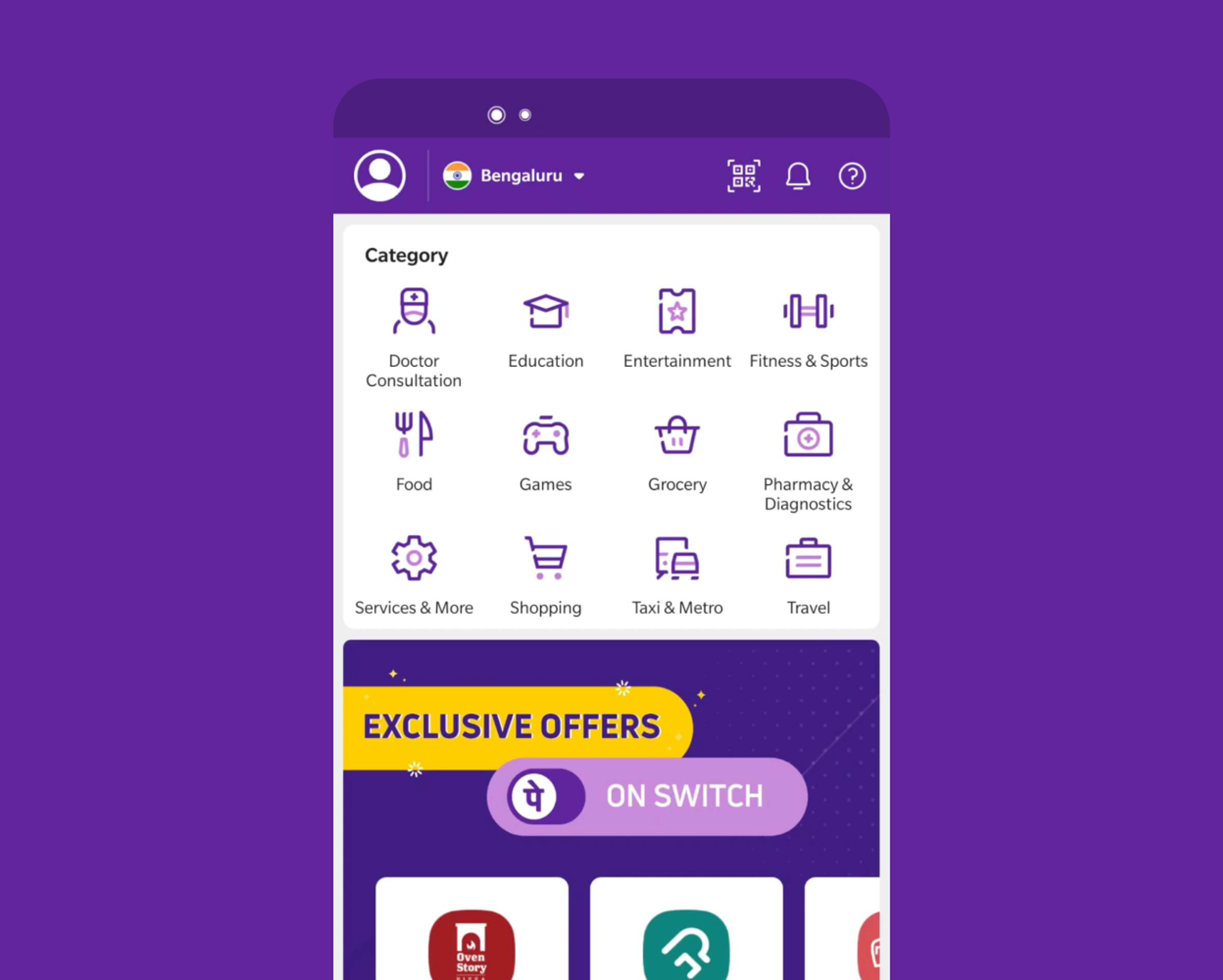 PhonePe-Sending money to contact