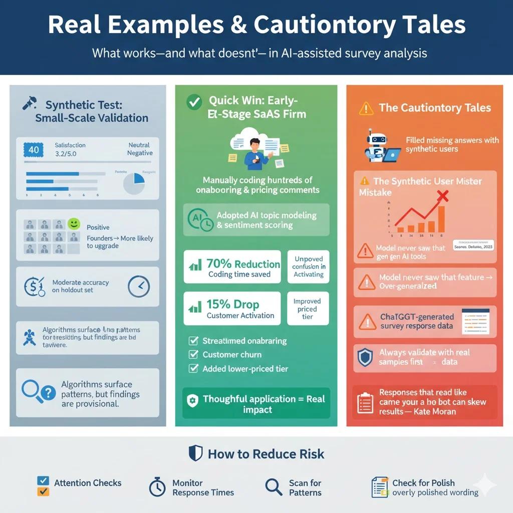 Real examples and cautionary tales