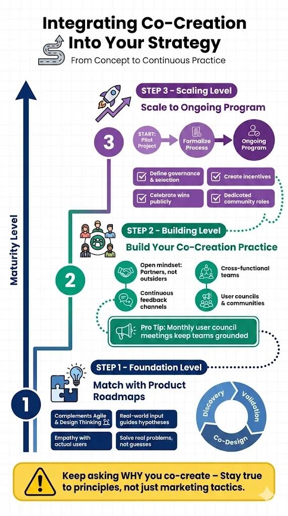 Integrating co‑creation into your product and service strategy
