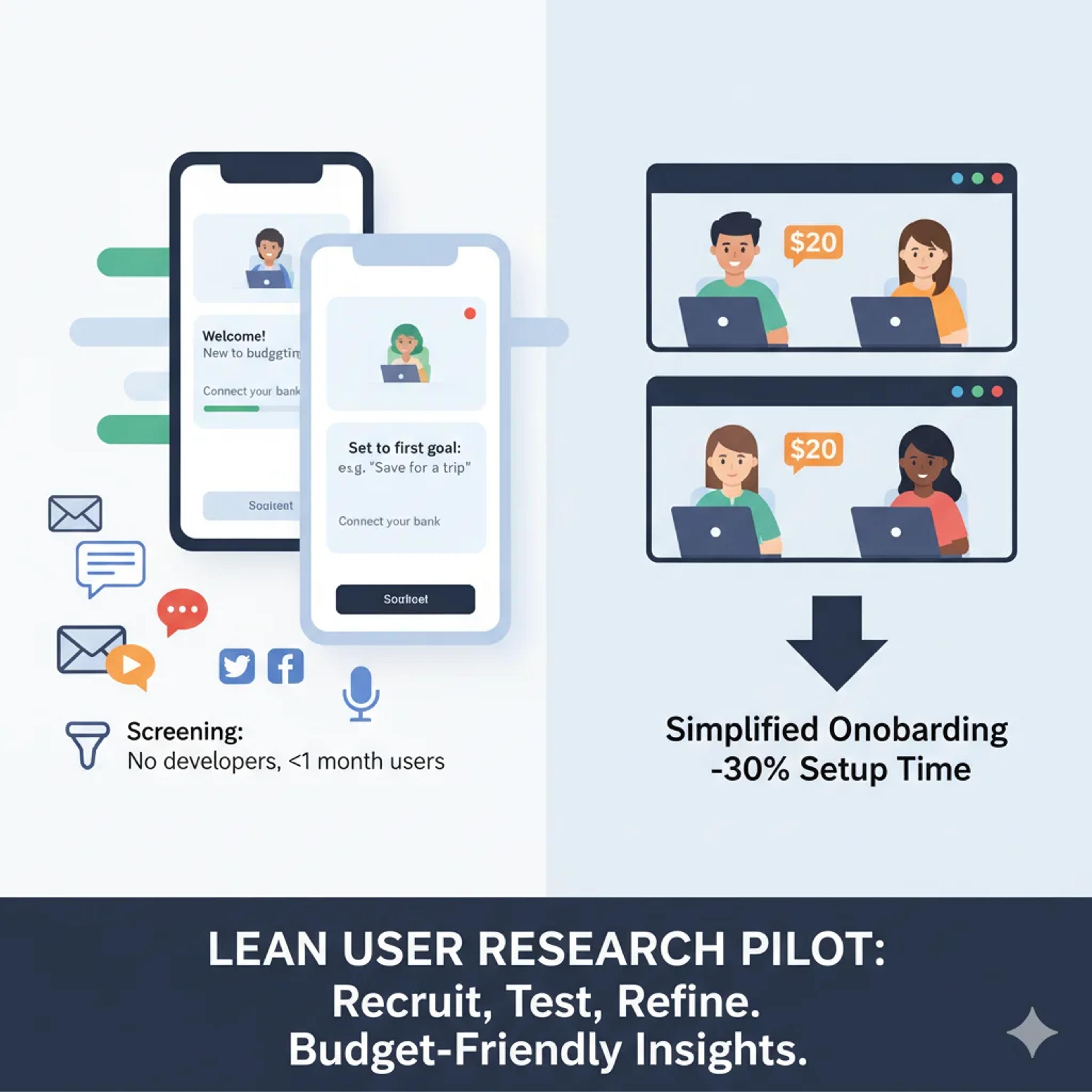Shoestring budgeting app pilot